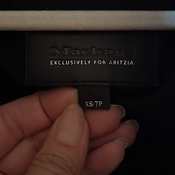 Mackage x Aritzia Grey Leather moto Jacket - Picture 2 of 7